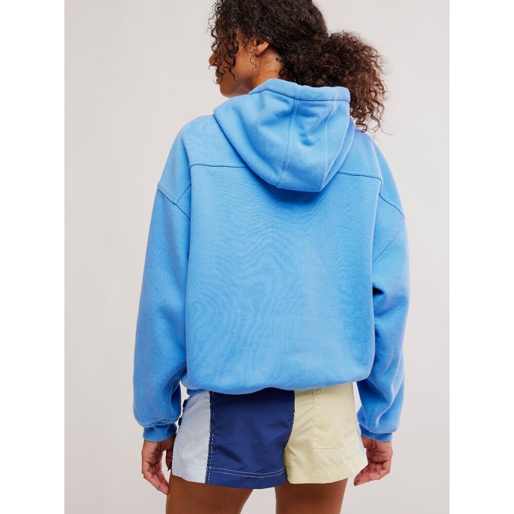 FP MOVEMENT Final Call Logo Hoodie / Riviera Blue Combo - Picture 3 of 9